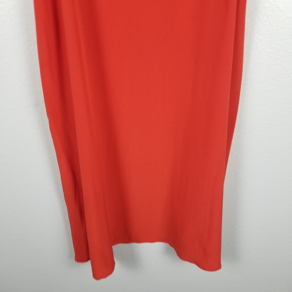 Everlane The Silk Dress Tank in Red Persimmon Summer Minimalist Size Small NWOT - Picture 9 of 12